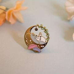 Totoro Cartoon Brooch for Men - Anime Shoulder Bag Collar