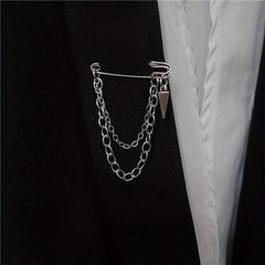 Street Style Waist Chain Brooch for Men and Women