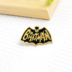 Anime Bat Enamel Brooch Cartoon Anti Slip Buckle Funny Pin