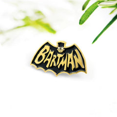 Anime Bat Enamel Brooch Cartoon Anti Slip Buckle Funny Pin