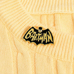 Anime Bat Enamel Brooch Cartoon Anti Slip Buckle Funny Pin