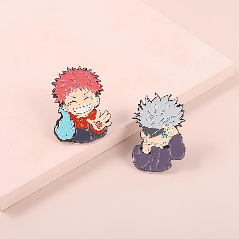 Anime Enamel Pin Cartoon Brooches Pin Cosplay Lapel Pin Metal Badges