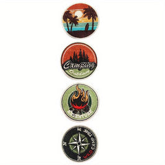 Outdoor Camping Bear Mountain Patches DIY Craft