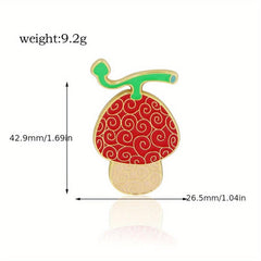 Special Shaped Fruit Brooch Solon Cosplay Metal Lapel Brooch