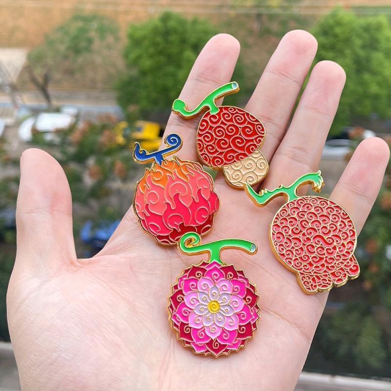 Special Shaped Fruit Brooch Solon Cosplay Metal Lapel Brooch