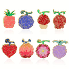 Special Shaped Fruit Brooch Solon Cosplay Metal Lapel Brooch