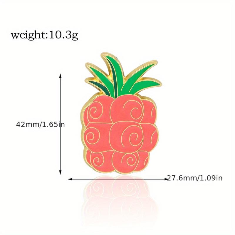 Special Shaped Fruit Brooch Solon Cosplay Metal Lapel Brooch