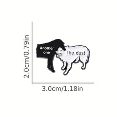 Cartoon Dog Enamel Lapel Pin Funny Animal Brooch