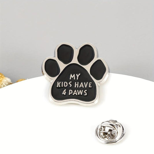 Dog Paw Shape Accessory Brooch Pin