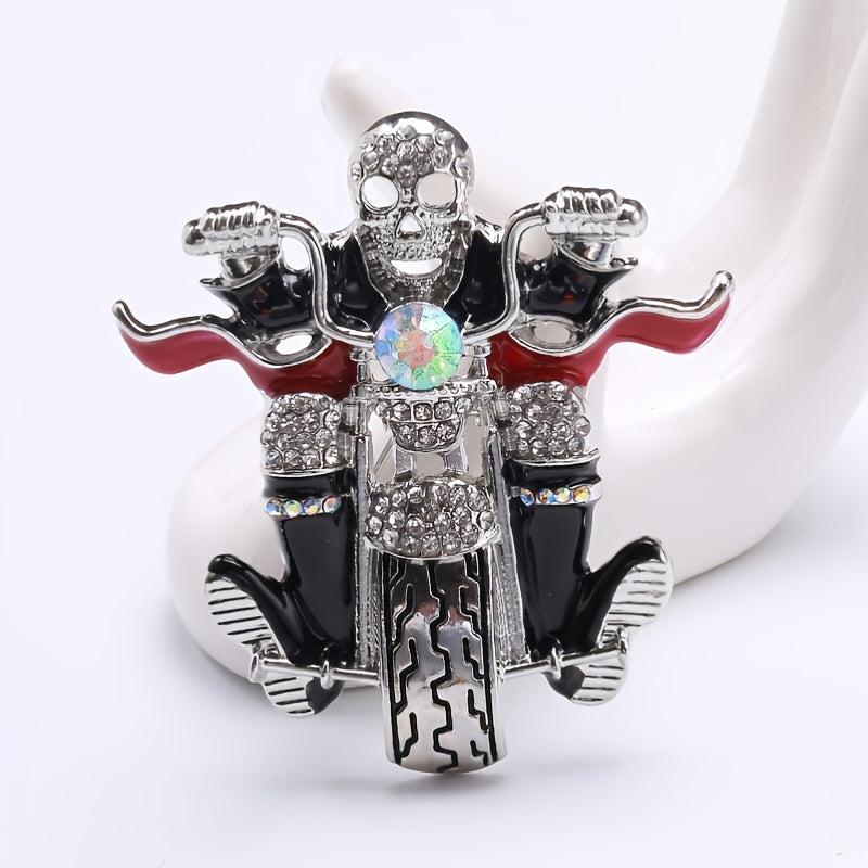 Men's Funny Motorcycle Pattern Pin
