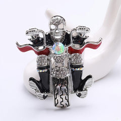 Men's Funny Motorcycle Pattern Pin