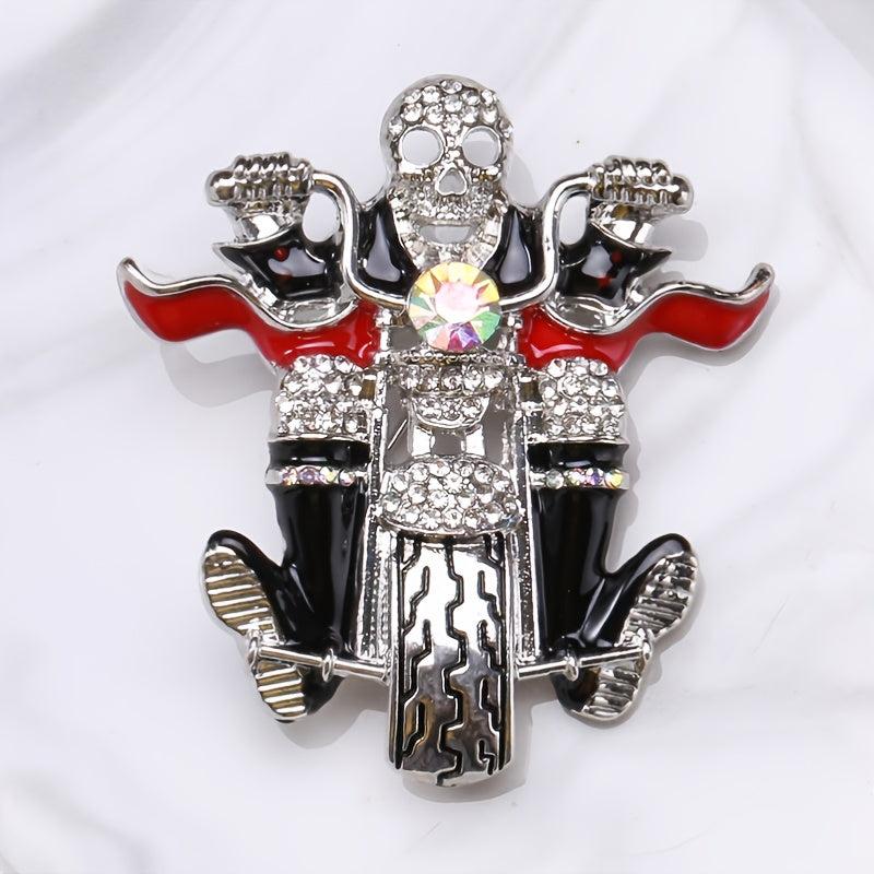 Men's Funny Motorcycle Pattern Pin