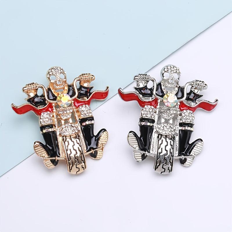 Men's Funny Motorcycle Pattern Pin