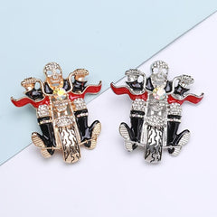 Men's Funny Motorcycle Pattern Pin