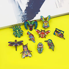 Colorful Insect Brooch Pin