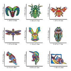 Colorful Insect Brooch Pin