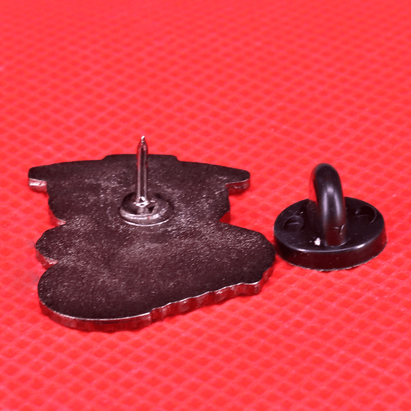 Funny Grey Cat Brooch
