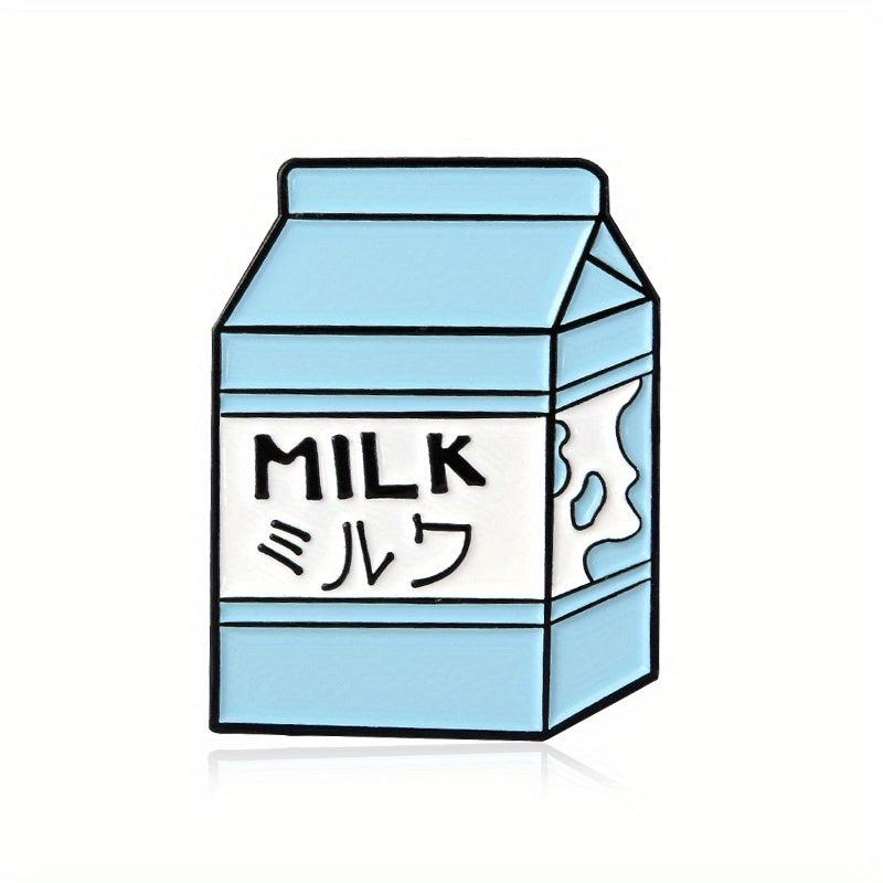 Cartoon Coffee Cup Milk Ice Cream Brooch Pin