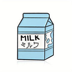 Cartoon Coffee Cup Milk Ice Cream Brooch Pin