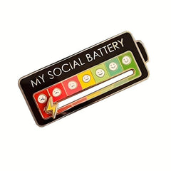 Emotional 7 Days a Week Enamel Pin