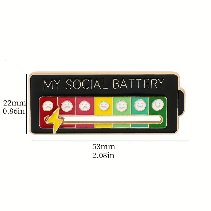 Emotional 7 Days a Week Enamel Pin