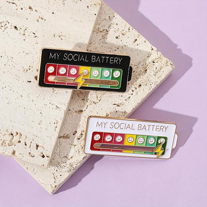 Emotional 7 Days a Week Enamel Pin
