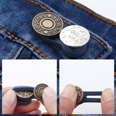 Adjustable Elastic Detachable Jeans Nail Extension Button