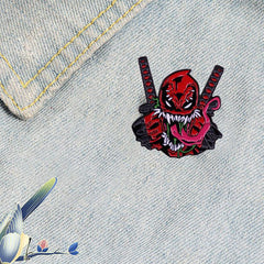Sci fi Devil Brooch