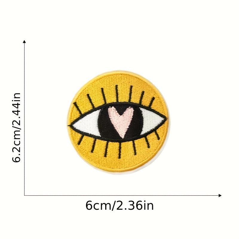 16pcs Sunshine Flowers Iron On Patches Sew On Embroidered Applique