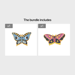 Butterfly Brooch Enamel Pin For Men