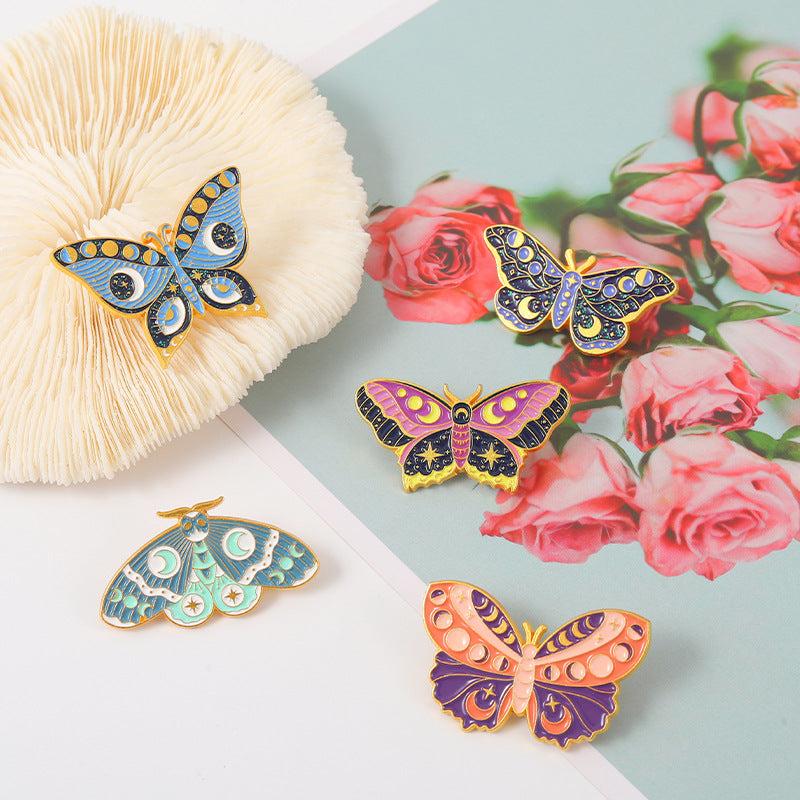 Butterfly Brooch Enamel Pin For Men