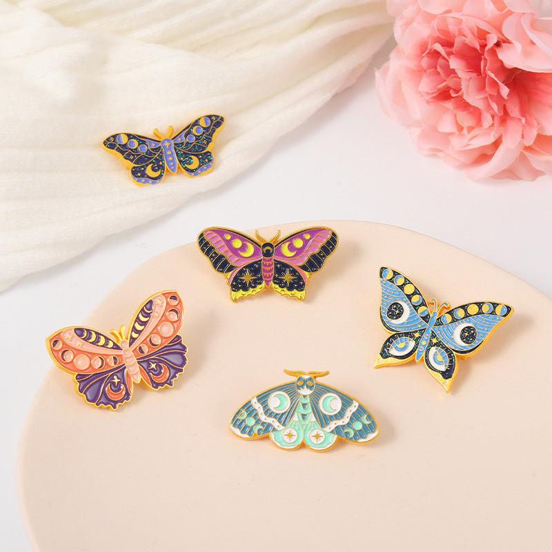 Butterfly Brooch Enamel Pin For Men