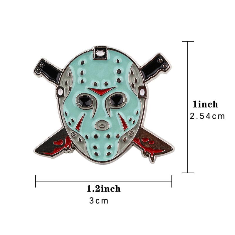 Halloween Enamel Pins Brooches for Backpacks Men