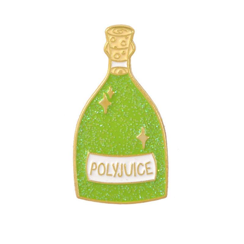 Creative Juice Perfume Bottle Brooch