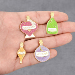 Creative Juice Perfume Bottle Brooch