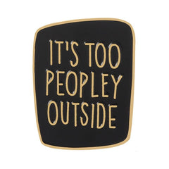 Men's Alloy Brooch for Introverted Crowd Social Phobia - No Touching