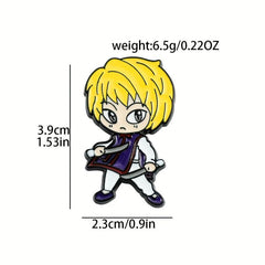 Enamel Cartoon Character Brooch Oil Dripping Badge