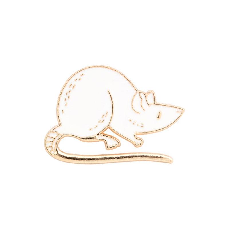 Cute Cat and Mouse Brooch Anime Pin