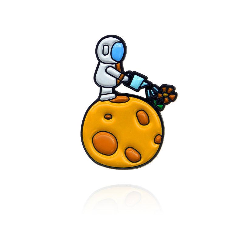 Space Astronaut Daily Brooch