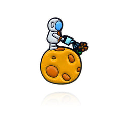 Space Astronaut Daily Brooch
