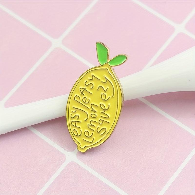 Fruit Lemon Jewelry Pin