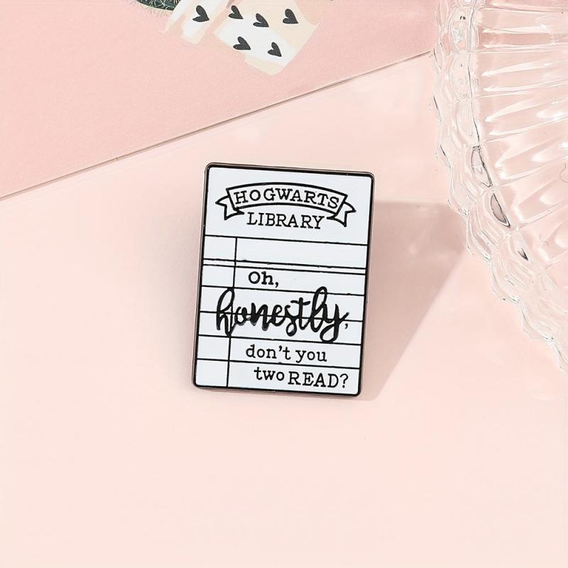 10pcs Cartoon Brooches Newspaper Book Brooch