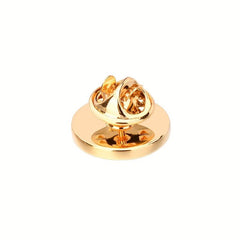 Golden Festive Brooch For Men Wedding Corsage