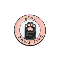 Casual Cat Metal Enamel Brooch for Backpack Accessories
