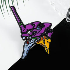 Mecha Brooch Japanese Anime Enamel Pin Hat Accessories
