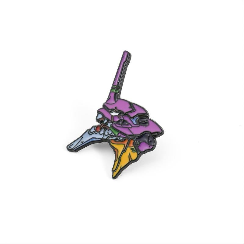 Mecha Brooch Japanese Anime Enamel Pin Hat Accessories