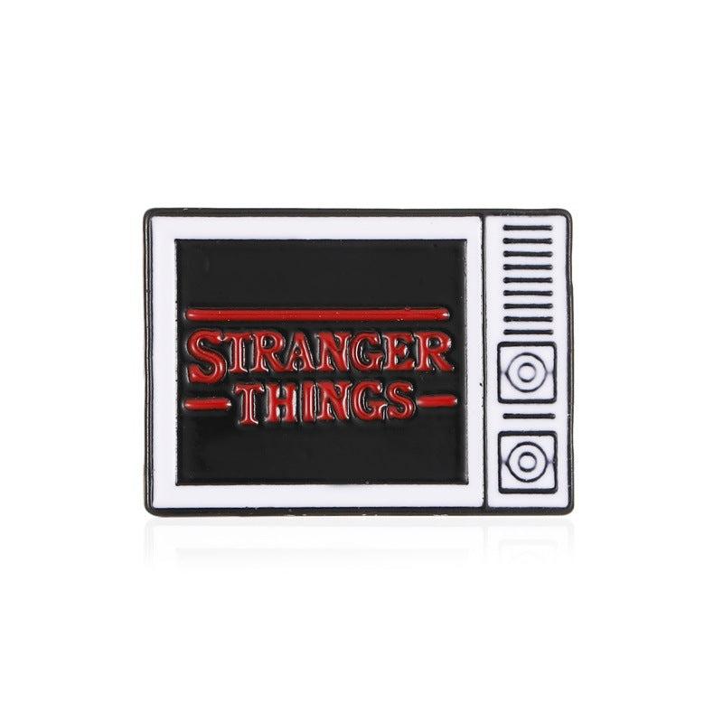 Custom Cartoon Colorful Letters TV Brooch