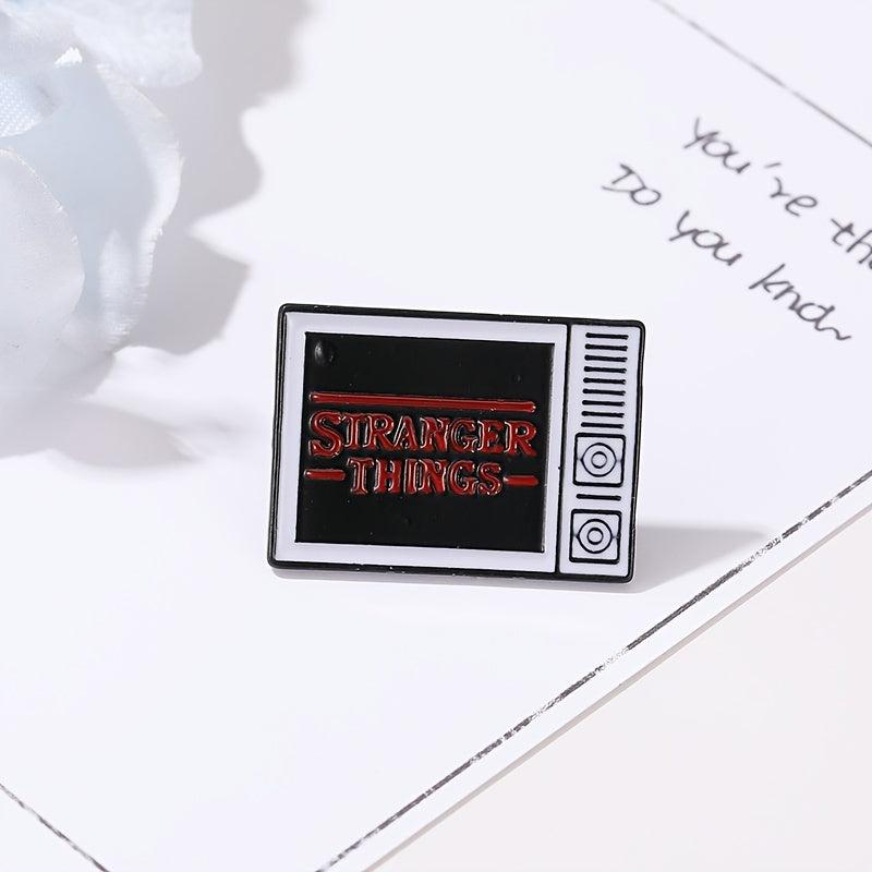 Custom Cartoon Colorful Letters TV Brooch