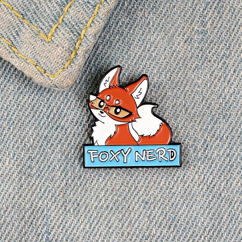 Fox Princess Oil Drop Brooch for Men