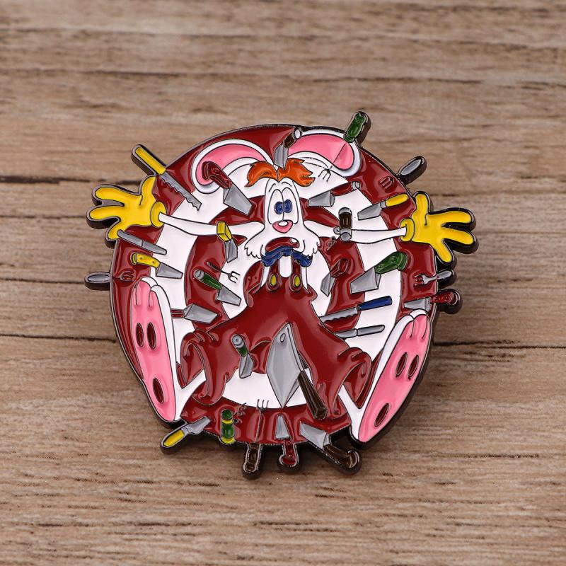 Chicken Enamel Lapel Pins Brooches For Backpacks Jackets Hats